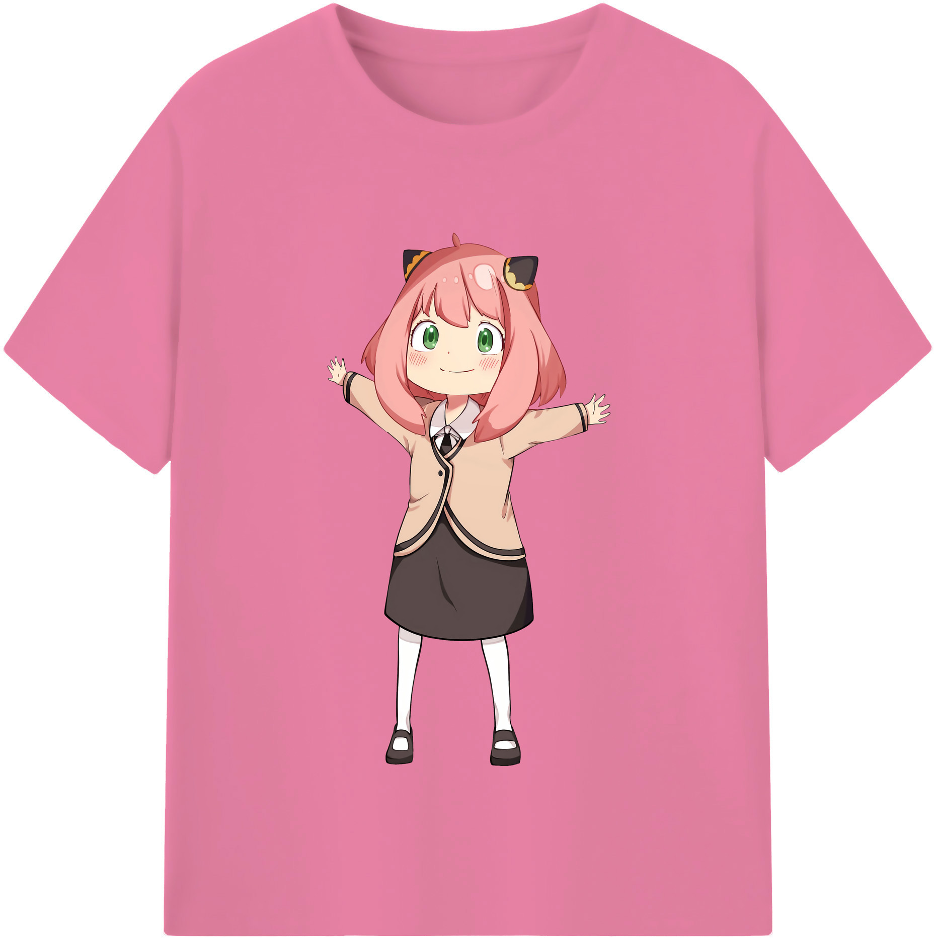 （画像用） SPY×FAMILY间谍家家酒 綿100％半袖Tシャツ（フロントプリント）